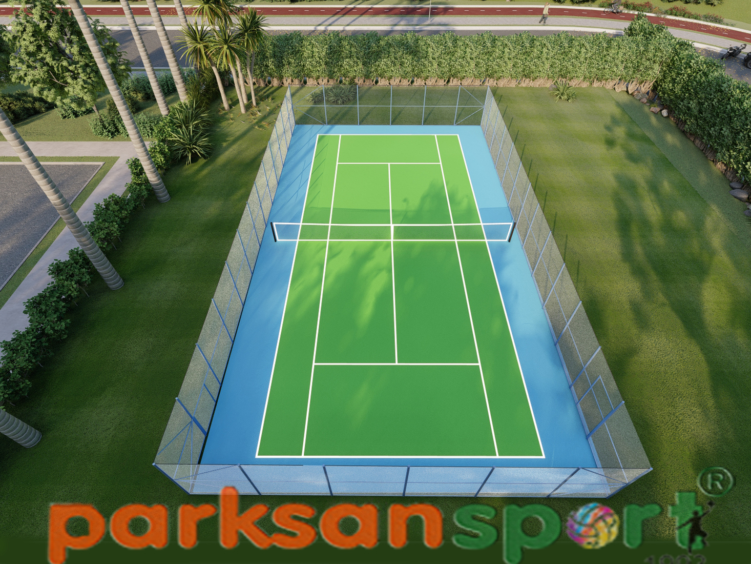 Spor Sahaları & Çok Amaçlı Spor Sahaları Yapımı / Mini Tenis Sahası - 60116